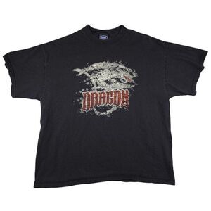 Vintage Polaris Racing Dragon T Shirt Mens Size XL Y2K Snowmobile Sports